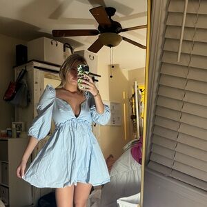 Cider blue mini dress